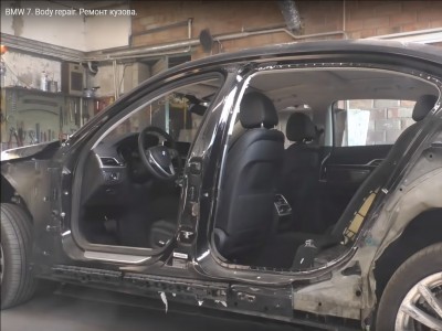 A impressionante reparação de um BMW Série 7